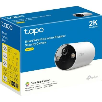 TP-Link - Intelligente Außenkamera mit Sensor, Schutzklasse IP65, Wi-Fi