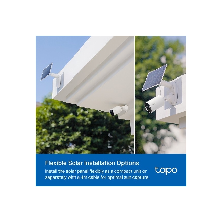 TP-Link - Außen-Solarkamera mit Sensor IP65 Wi-Fi