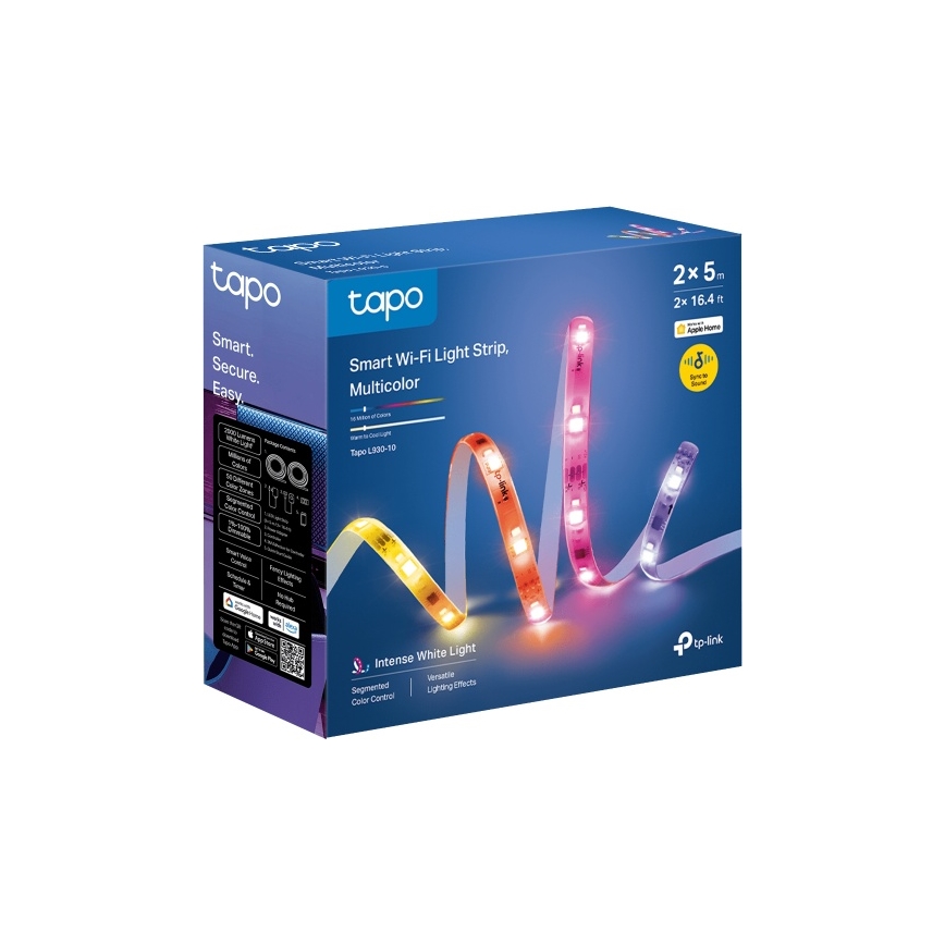 TP-Link - Striscia LED RGBW dimmerabile 5 m LED/24W/230V Wi-Fi
