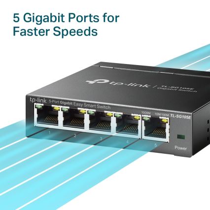 TP-Link - Switch Easy Smart Gigabit a 5 porte