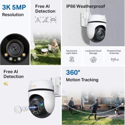 TP-Link - Telecamera esterna IP66 Wi-Fi