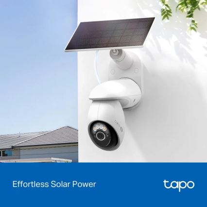 TP-Link - Telecamera solare da esterno con sensore, protezione IP65, Wi-Fi