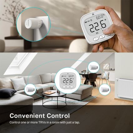 TP-Link - Termostato digitale (2x AAA)