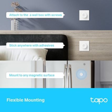 TP-Link - Variateur tactile intelligent 1xCR2032 Wi-Fi