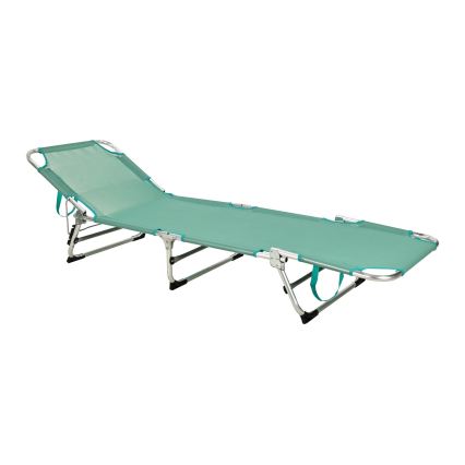 Transat pliant et inclinable SUNO 56x190 cm turquoise