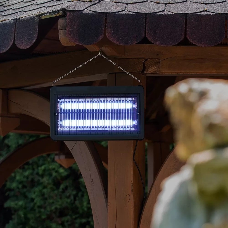 Trappola elettrica per insetti 2x10W/230V 100 m²