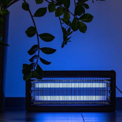 Trappola elettrica per insetti 2x15W/230V 120 m²