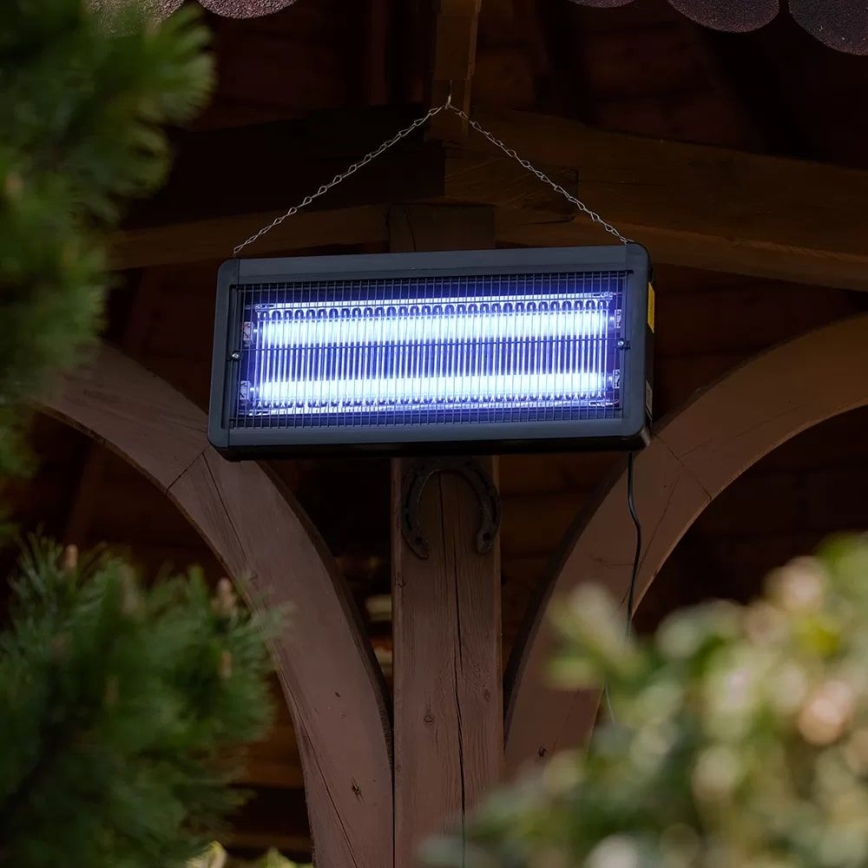 Trappola elettrica per insetti 2x15W/230V 120 m²