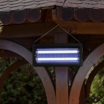 Trappola elettrica per insetti 2x15W/230V 120 m²