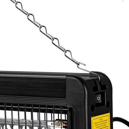 Trappola elettrica per insetti 2x15W/230V 120 m²