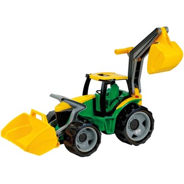 Trattore con benna 65 cm verde/giallo