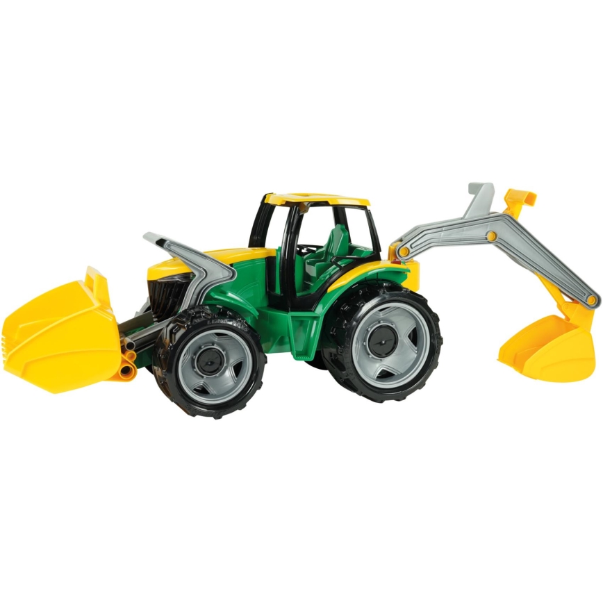 Trattore con benna 65 cm verde/giallo