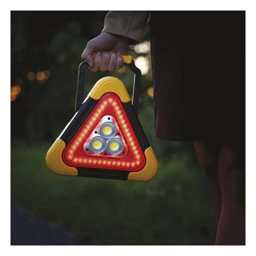 Triangle de signalisation LED/5V 1800 mAh
