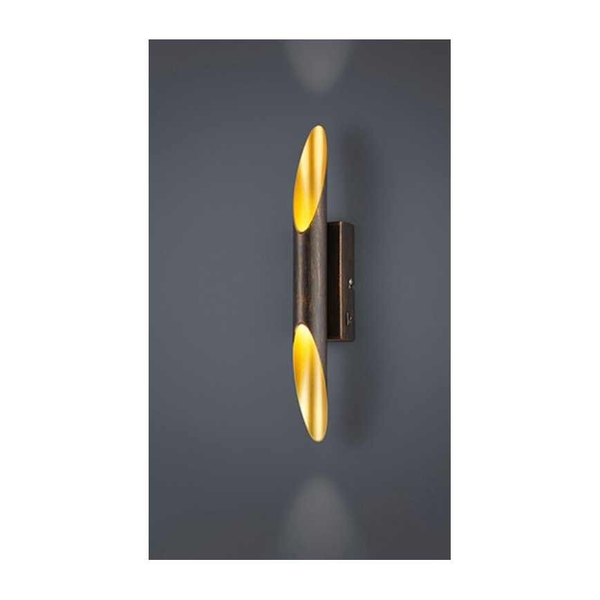 Trio - Applique LED BOLERO 2xLED/3,1W/230V CRI 90 rame