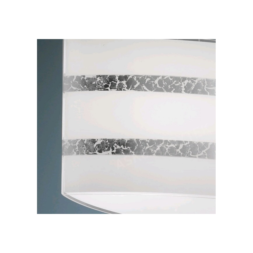 Trio - Hängeleuchte an Schnur NIKOSIA 2xE27/40W/230V silbern