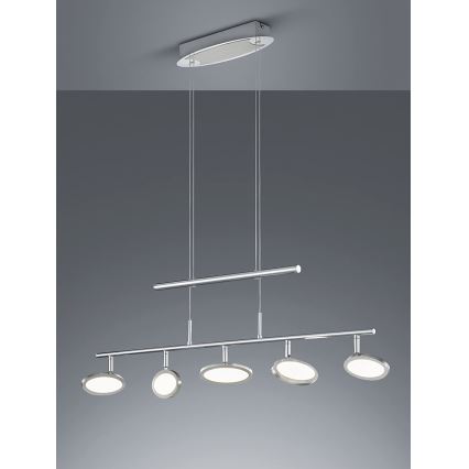 Trio - Lampadario LED a sospensione con filo DUELLANT 5xLED/4,3W/230V