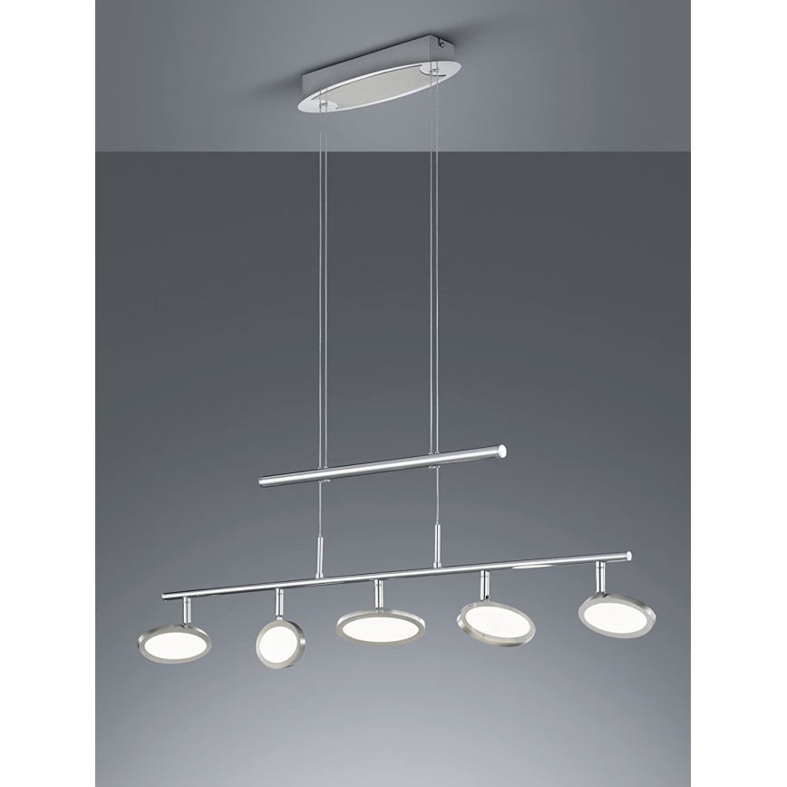 Trio - Lampadario LED a sospensione con filo DUELLANT 5xLED/4,3W/230V