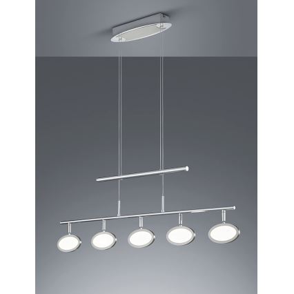 Trio - Lampadario LED a sospensione con filo DUELLANT 5xLED/4,3W/230V