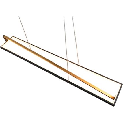 Trio - Lampadario LED dimmerabile a sospensione con cavo EDGE LED/35W/230V 2300/3000/4000K nero/oro