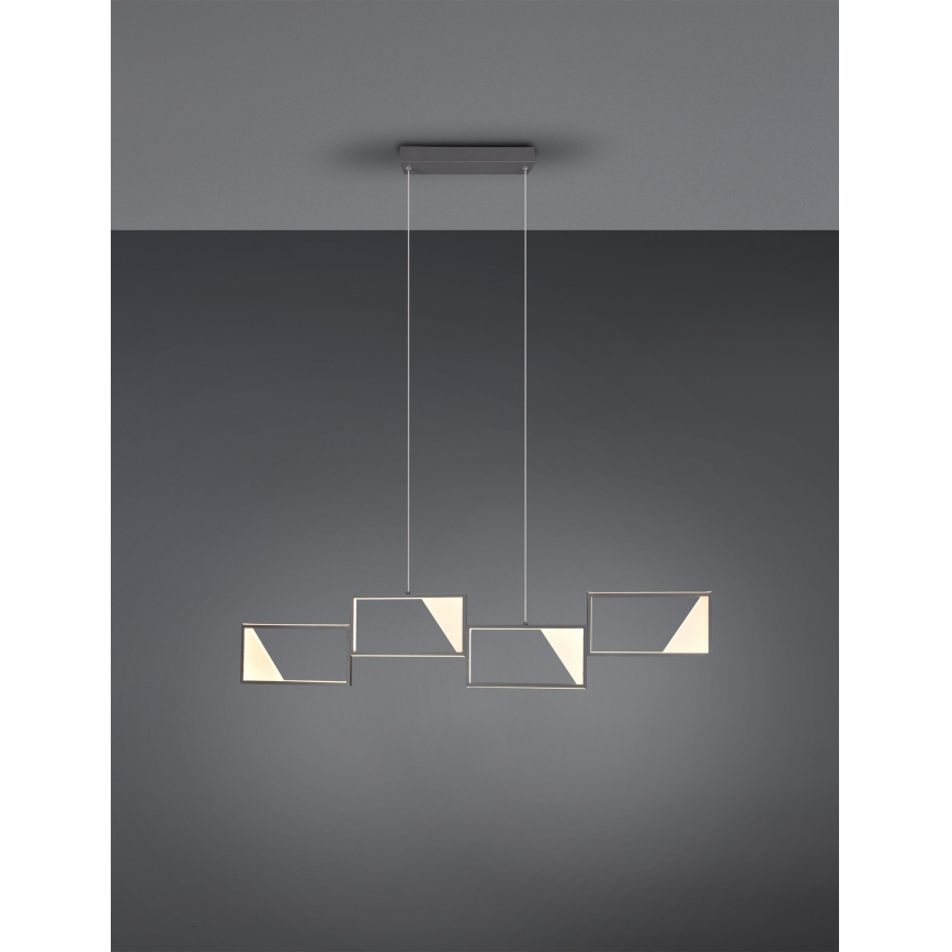 Trio - Lampadario LED Dimmerabile su corda CAFU 4xLED/7W/230V