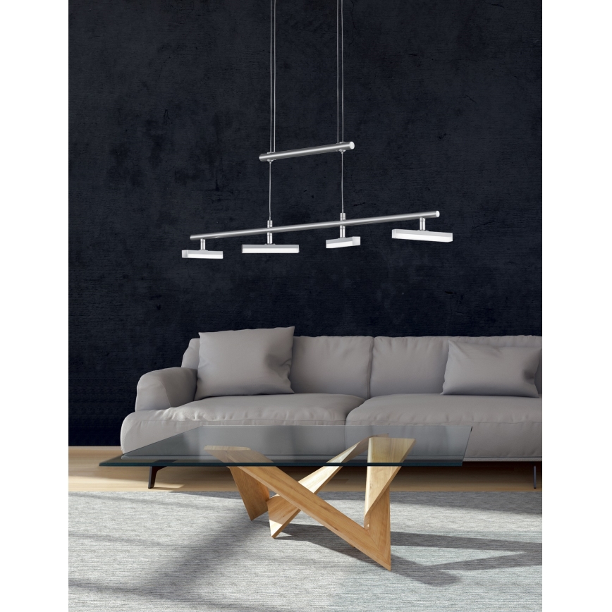 Trio - Lampadario LED su filo dimmerabile OPIUM 4xLED/4W/230V