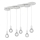 Trio - Lampadario su corda DISCUS 6xE27/28W/230V bianco