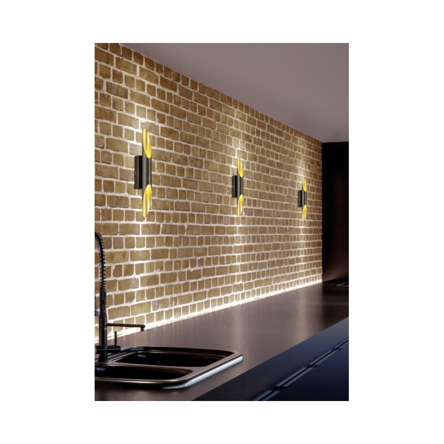 Trio - LED-Wandbeleuchtung BOLERO 2xLED/3,1W/230V CRI 90 Kupfer