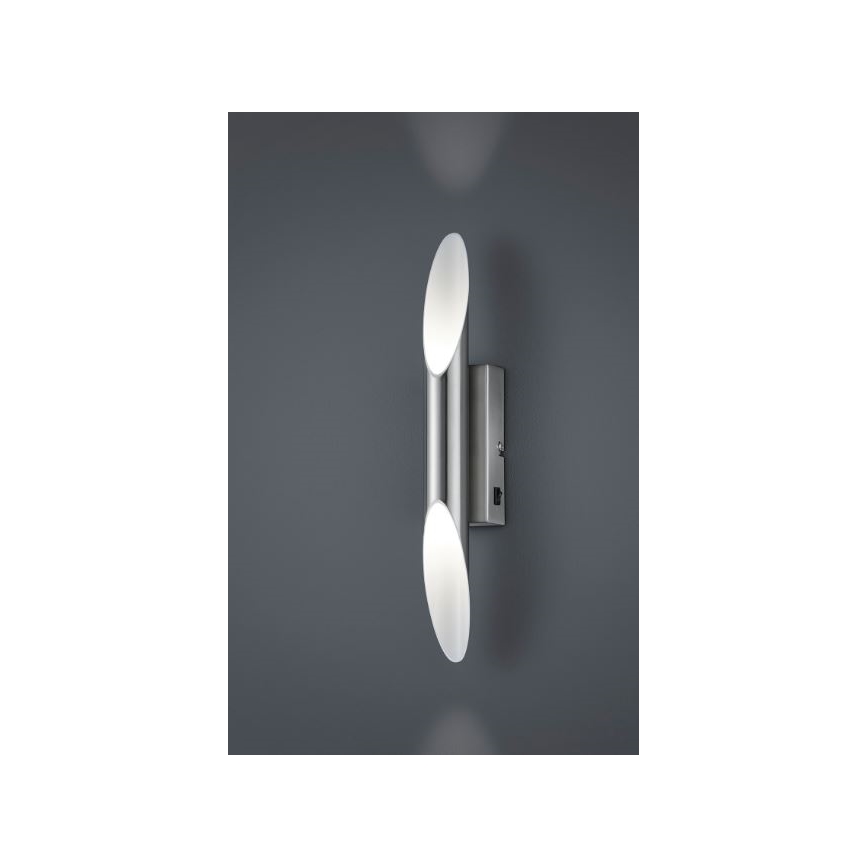 Trio – LED-Wandbeleuchtung BOLERO 2xLED/3,1W/230V CRI 90 mattes Chrom