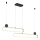 Trio - Lustre LED dimmable sur câble GRANT LED/54W/230V 2300/3000/4000K noir/doré