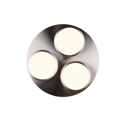 Trio - Plafoniera dimmerabile a LED FRANKLIN 3xLED/8,5W/230V 3000K Ø 35 cm cromo opaco