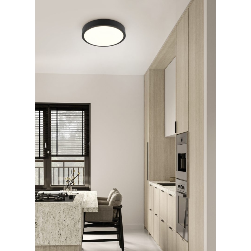 Trio - Plafoniera dimmerabile LED ISEO LED/24W/230V 3000K Ø 40 cm nero