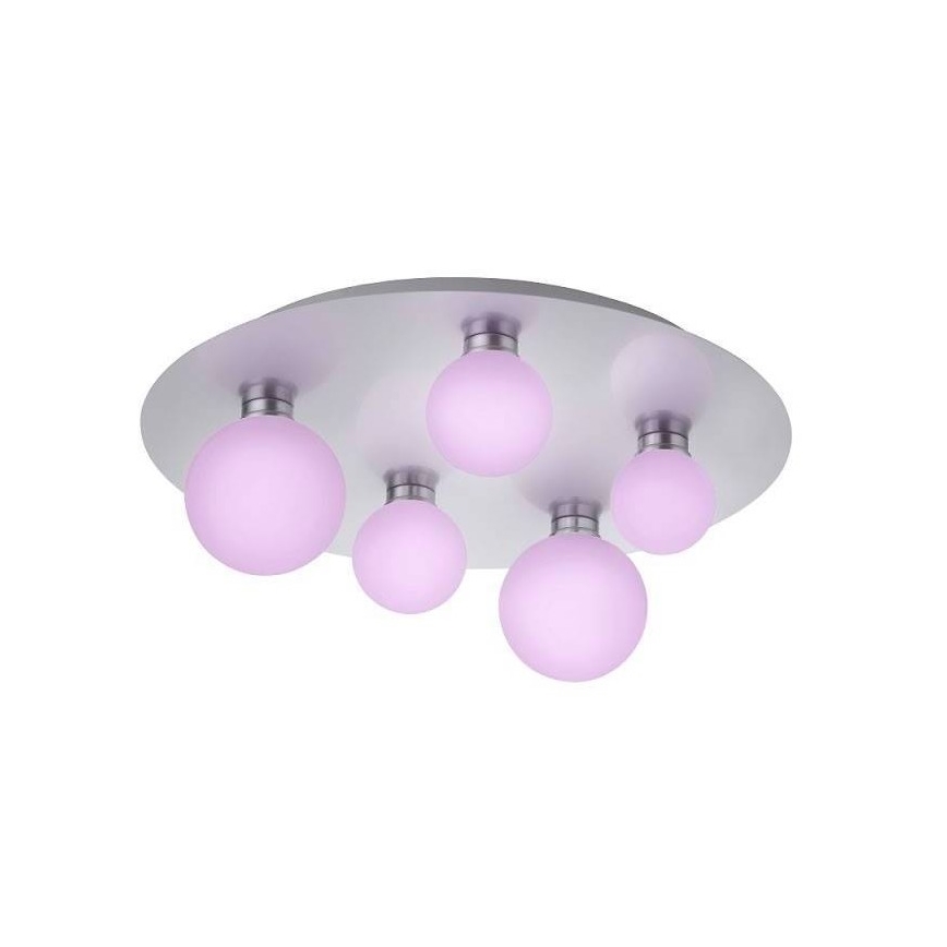 Trio - Plafoniera LED RGB Dimmerabile DICAPO 5xLED/3W/230V 3000-5000K + telecomando