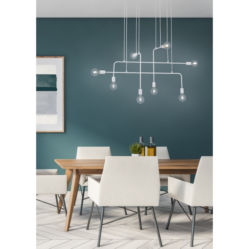 Trio - Suspension filaire CONNOR 8xE27/10W/230V