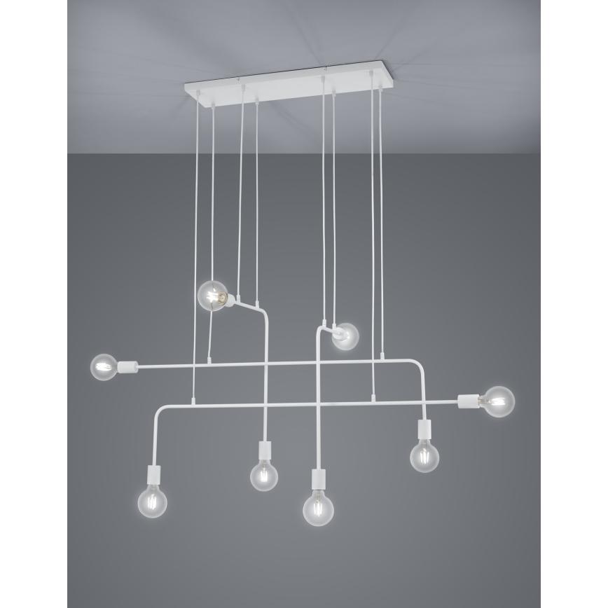 Trio - Suspension filaire CONNOR 8xE27/10W/230V
