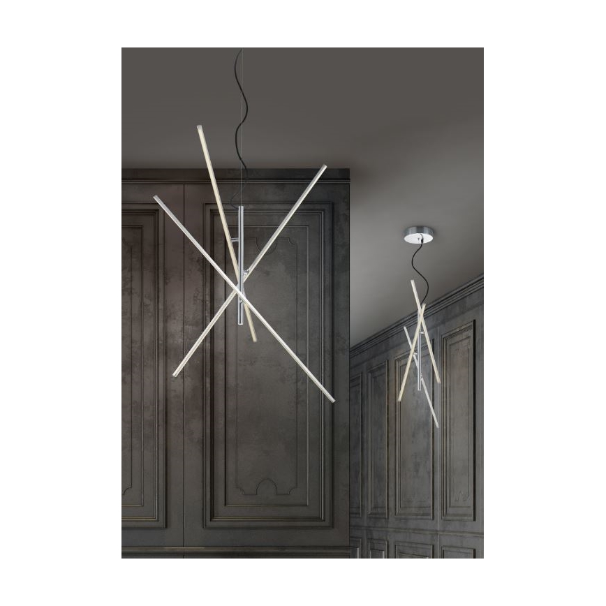 Trio - Suspension filaire LED à intensité variable TIRIAC 3xLED/7,5W/230V