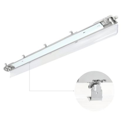 Tube fluorescent industriel HERMIC T8 2xG13/18W/230V IP65
