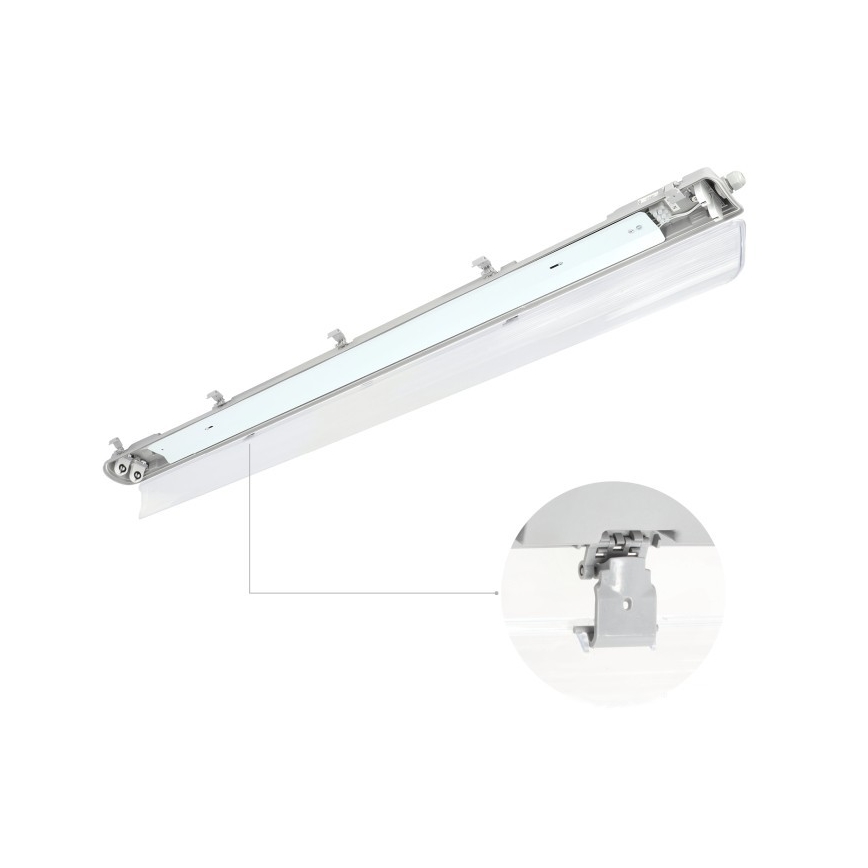 Tube fluorescent industriel HERMIC T8 2xG13/18W/230V IP65