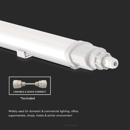 Tube fluorescent industriel LED/36W/230V 6500K IP65 120 cm