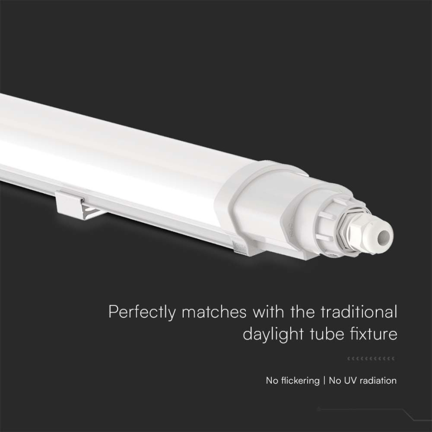 Tube fluorescent industriel LED/36W/230V 6500K IP65 120 cm