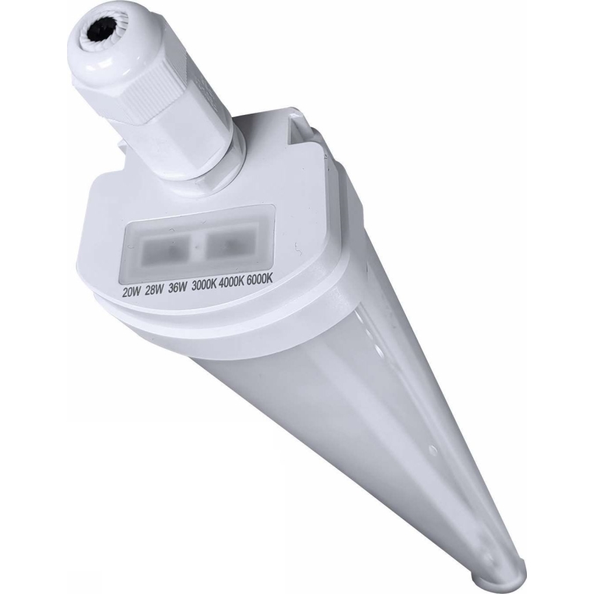 Tube fluorescent industriel à intensité variable VOLITER LED/20/28/36W/230V 3000/4000/6000K 120 cm IP65 blanc