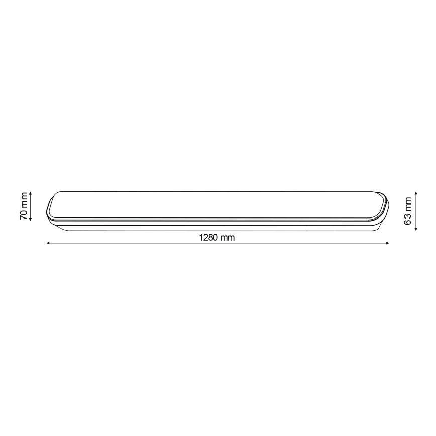 Tube fluorescent LED industriel 1xG13/18W/230V IP65