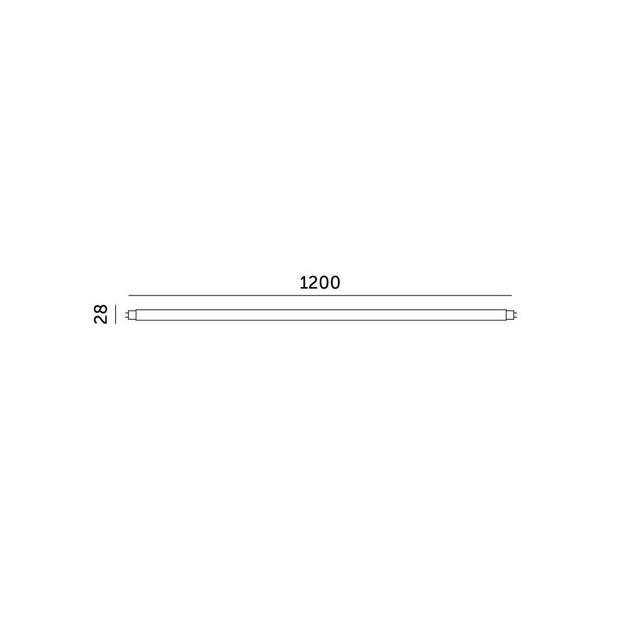 Tube fluorescent LED T8 G13/18W/230V 6500K 120 cm