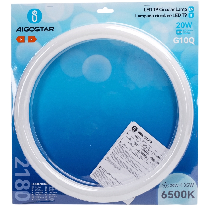 Tube LED G10q/20W/230V 6500K - Aigostar