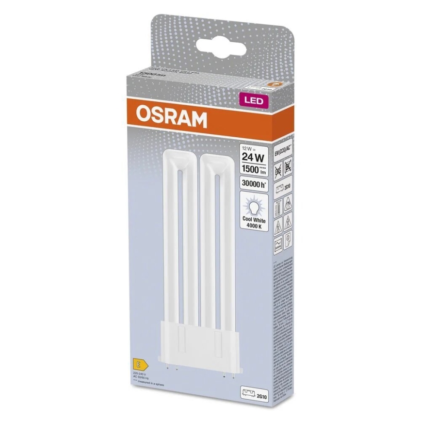 Tubo fluorescente LED 2G10/12W/230V 4000K - Osram