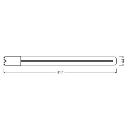 Tubo fluorescente LED 2G11/18W/230V 4000K - Osram