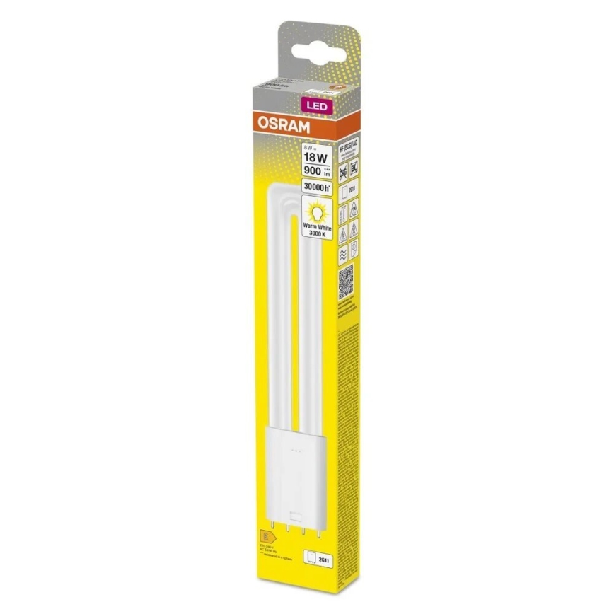Tubo fluorescente LED 2G11/8W/230V 3000K - Osram