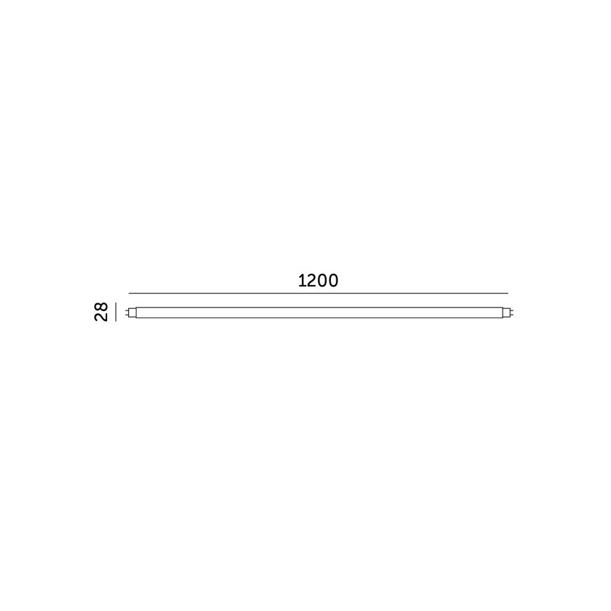 Tubo fluorescente LED T8 G13/18W/230V 3000K 120 cm