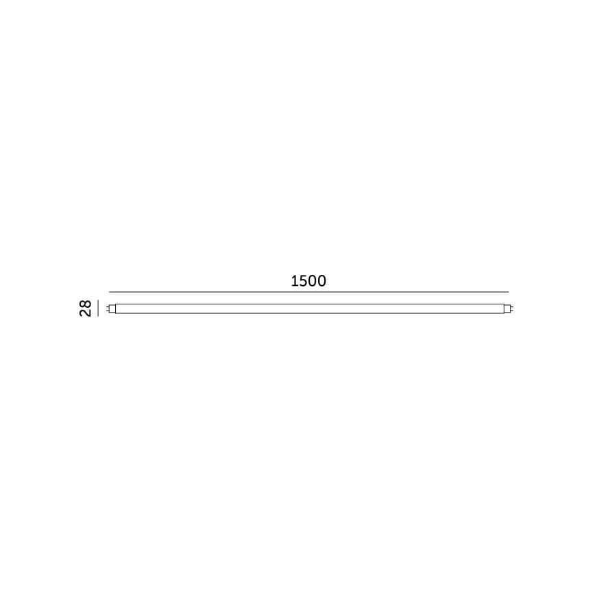 Tubo fluorescente LED T8 G13/22W/230V 4000K 150 cm