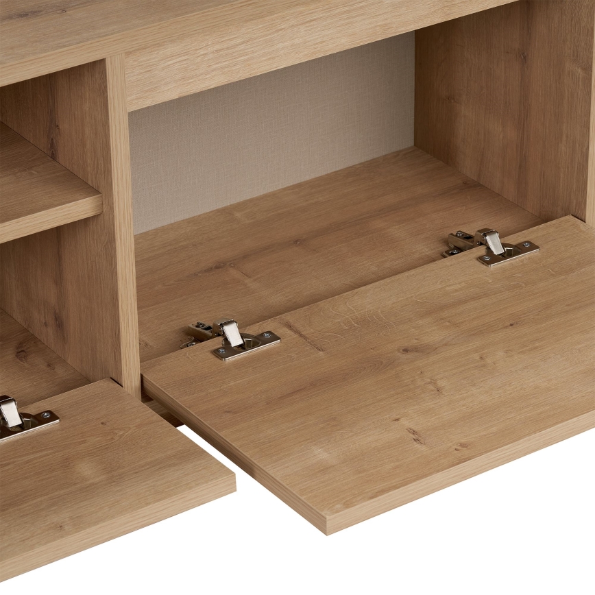 TV-Lowboard KREDE 160x30 cm Eiche