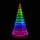 Twinkly - Albero di Natale da esterno dimmerabile LED RGBW LIGHT TREE 1000xLED 6 m IP44 Wi-Fi